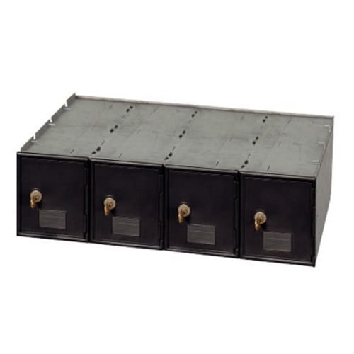 CAD Drawings American Postal Manufacturing Co. 4 Door Rear Loading Guardian Mailbox